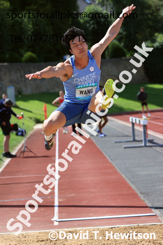 Decathlon long jump, 2025 EAP International Combined Events, Hexham, Northumberland.  Photo: David T. Hewitson/Sports for All Pics